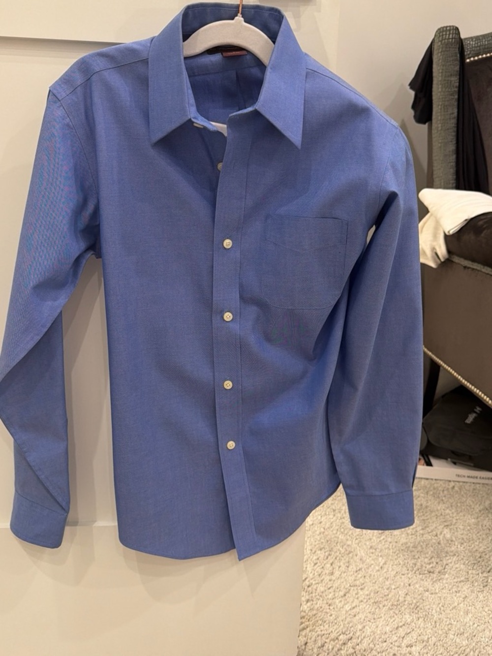 Brooks Brothers Blue Boys' Long-Sleeve Button-Down Shirt
